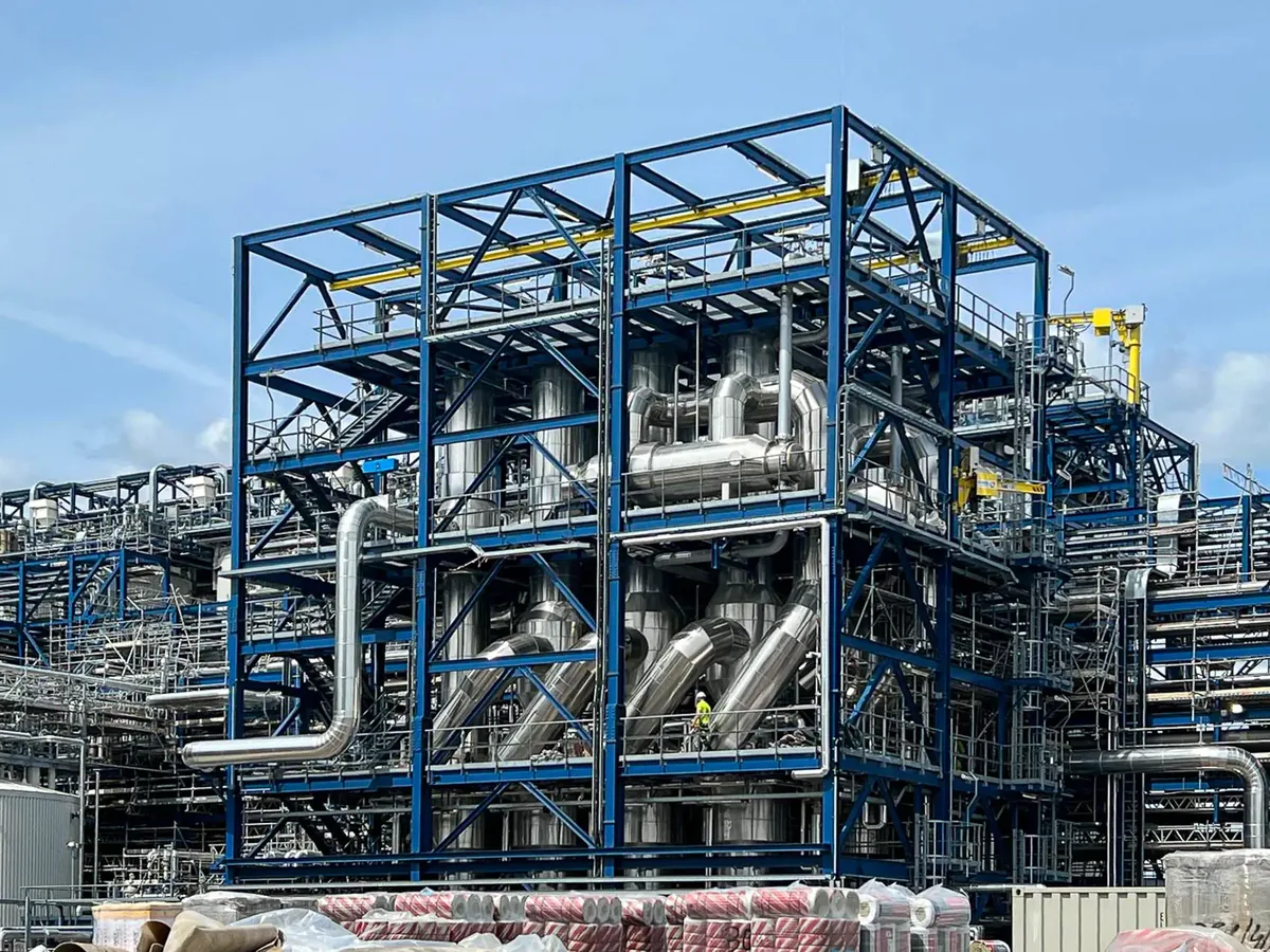 Nueva instalación industrial en el parque químico de Leuna